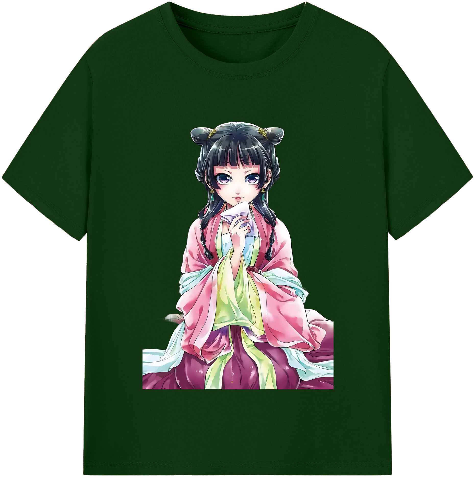 （画像用） 薬屋のひとりごと The Apothecary Diaries 綿100％半袖Tシャツ（フロントプリント）
